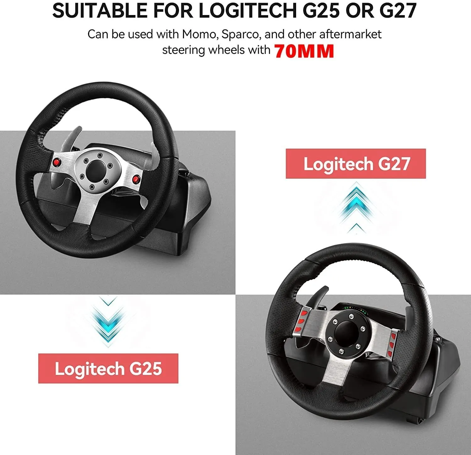 Placa adaptador Logitech G25 G27 para volante simulador - imagen 4