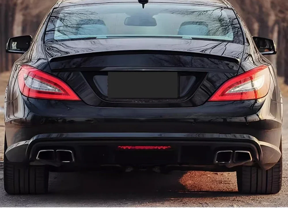 Alerón difusor trasero negro brillo para Mercedes-Benz CLS W218 - imagen 3
