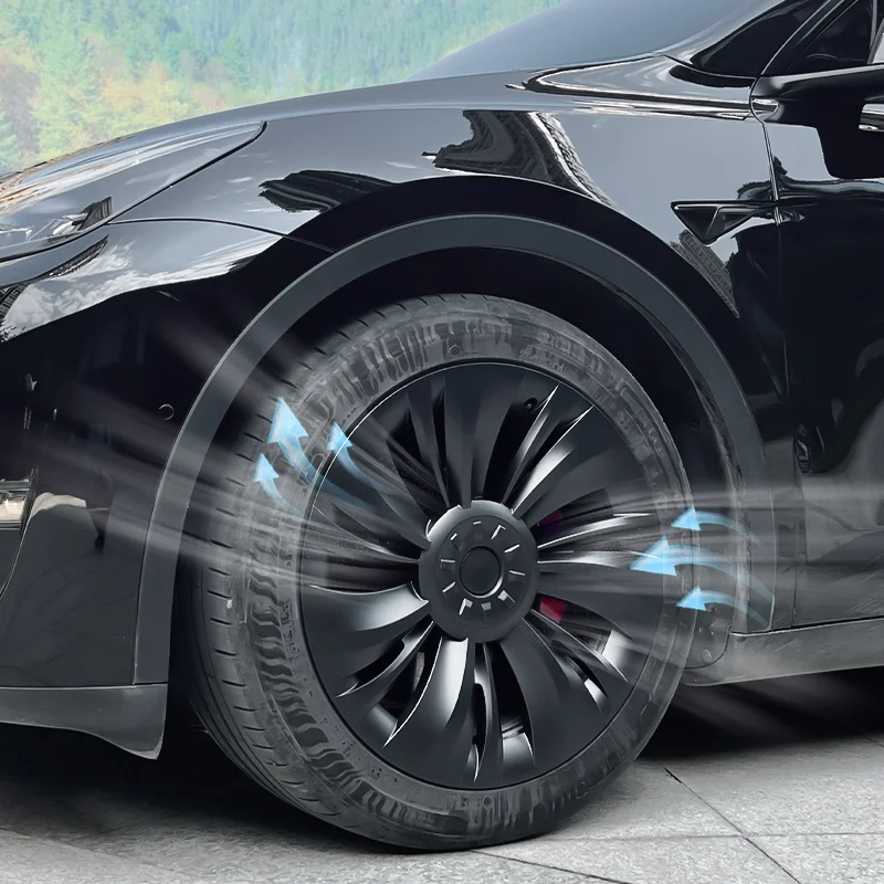 Tapa de cubo de rueda Tesla Model Y 19 pulgadas 2020-2023 - imagen 4