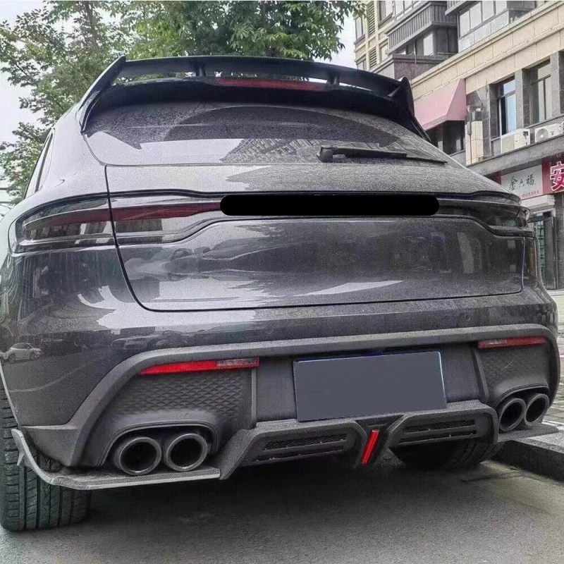 Alerón trasero fibra carbono LED Porsche Macan 2023 - imagen 3