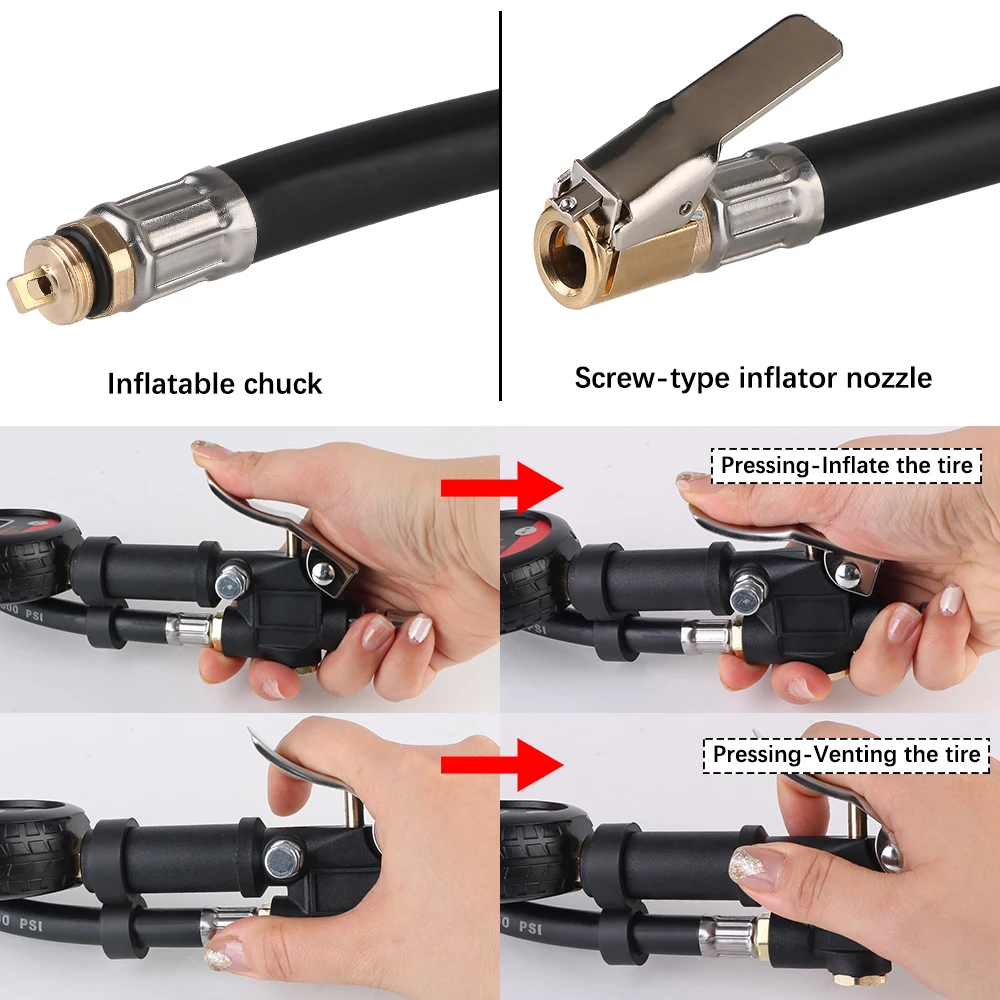 Medidor digital de presión de neumáticos automático para coche y moto - imagen 5