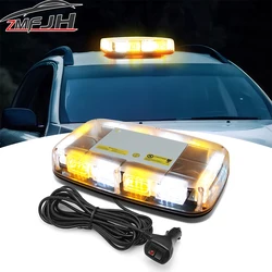 Baliza LED estroboscópica magnética para techo - coche y camión