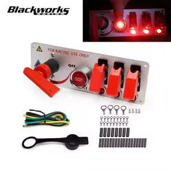 Panel LED para coche de carreras con interruptor de encendido