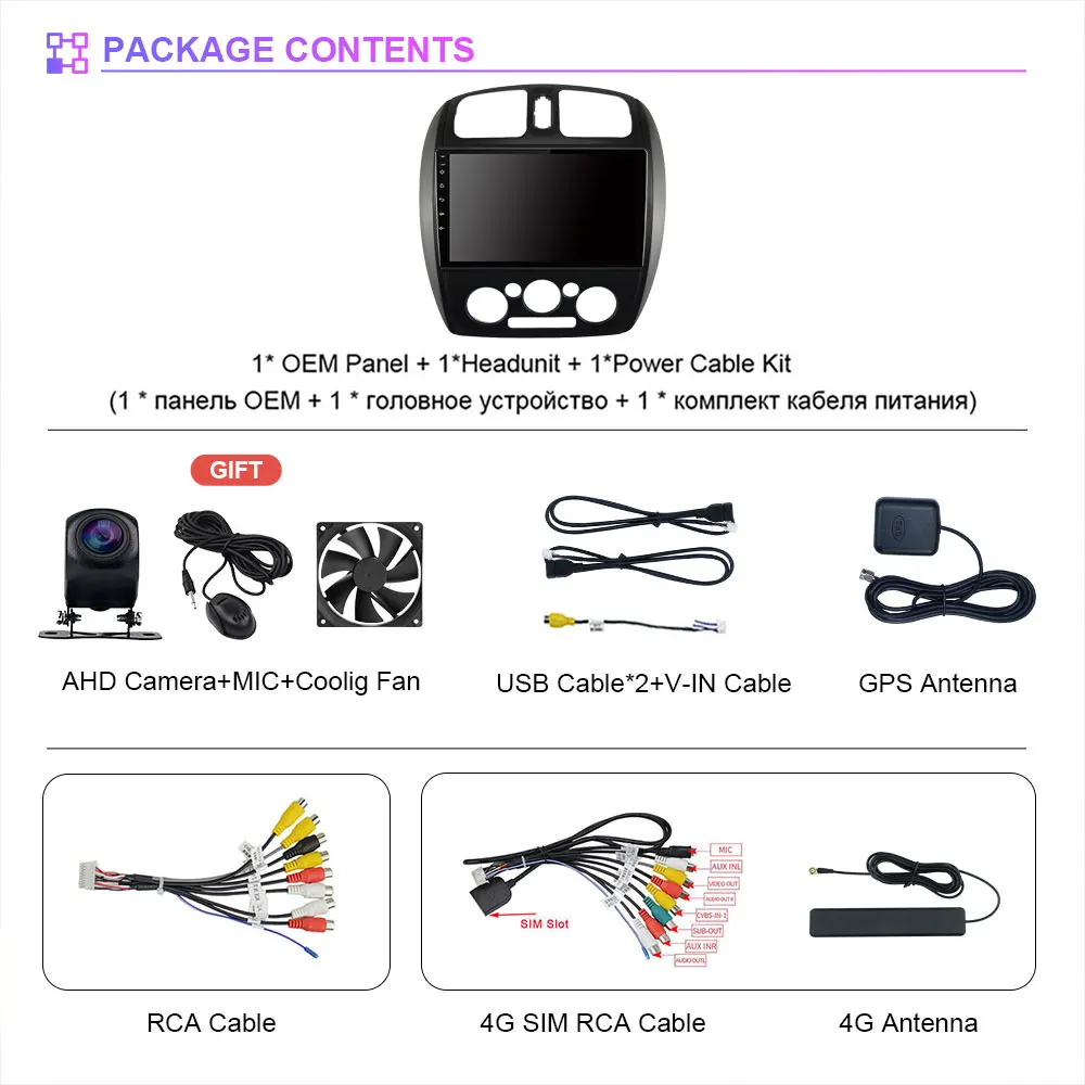 Radio Android 15 RSNAVI con CarPlay para Mazda 323 (2002-2008) - imagen 2