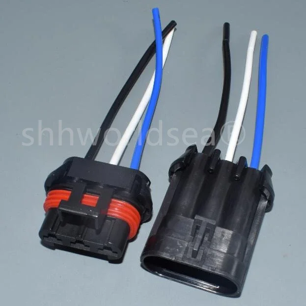 Conector macho y hembra para ventilador de radiador con terminales de 6,3 mm