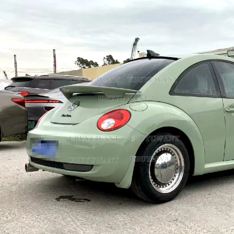 Alerón trasero de fibra de carbono negro brillante para VW Beetle - imagen 3