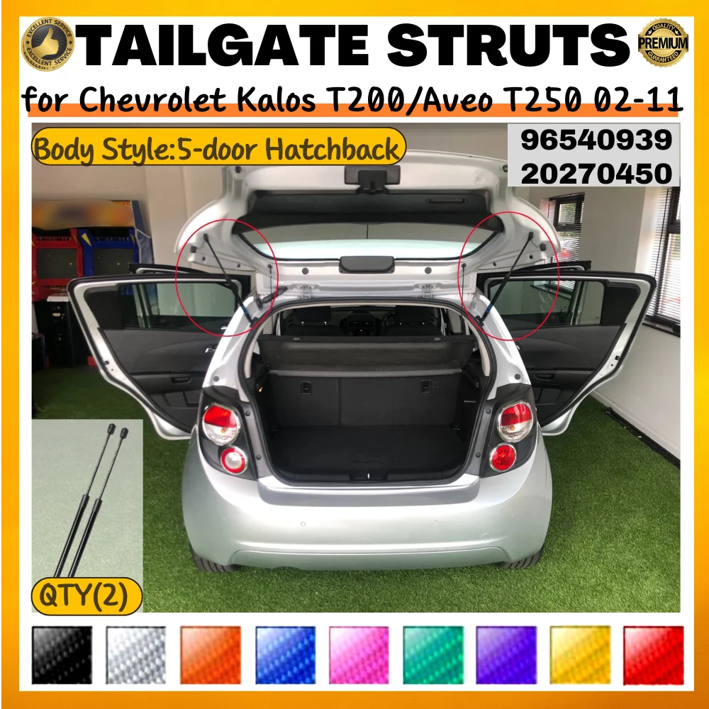 Puntal maletero Chevrolet Kalos Hatchback 2002-2011