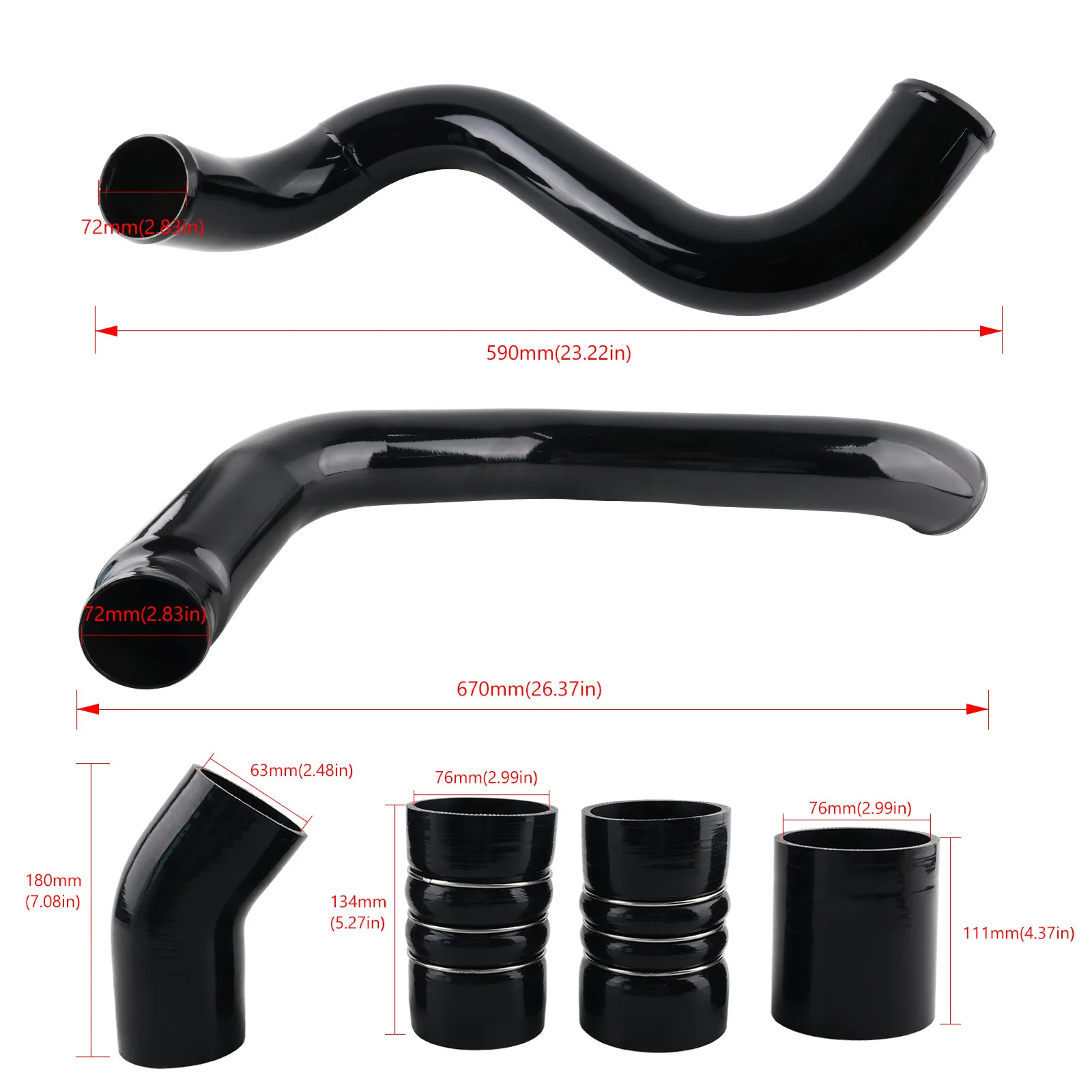 Kit de tubos de intercooler para Ford Powerstroke