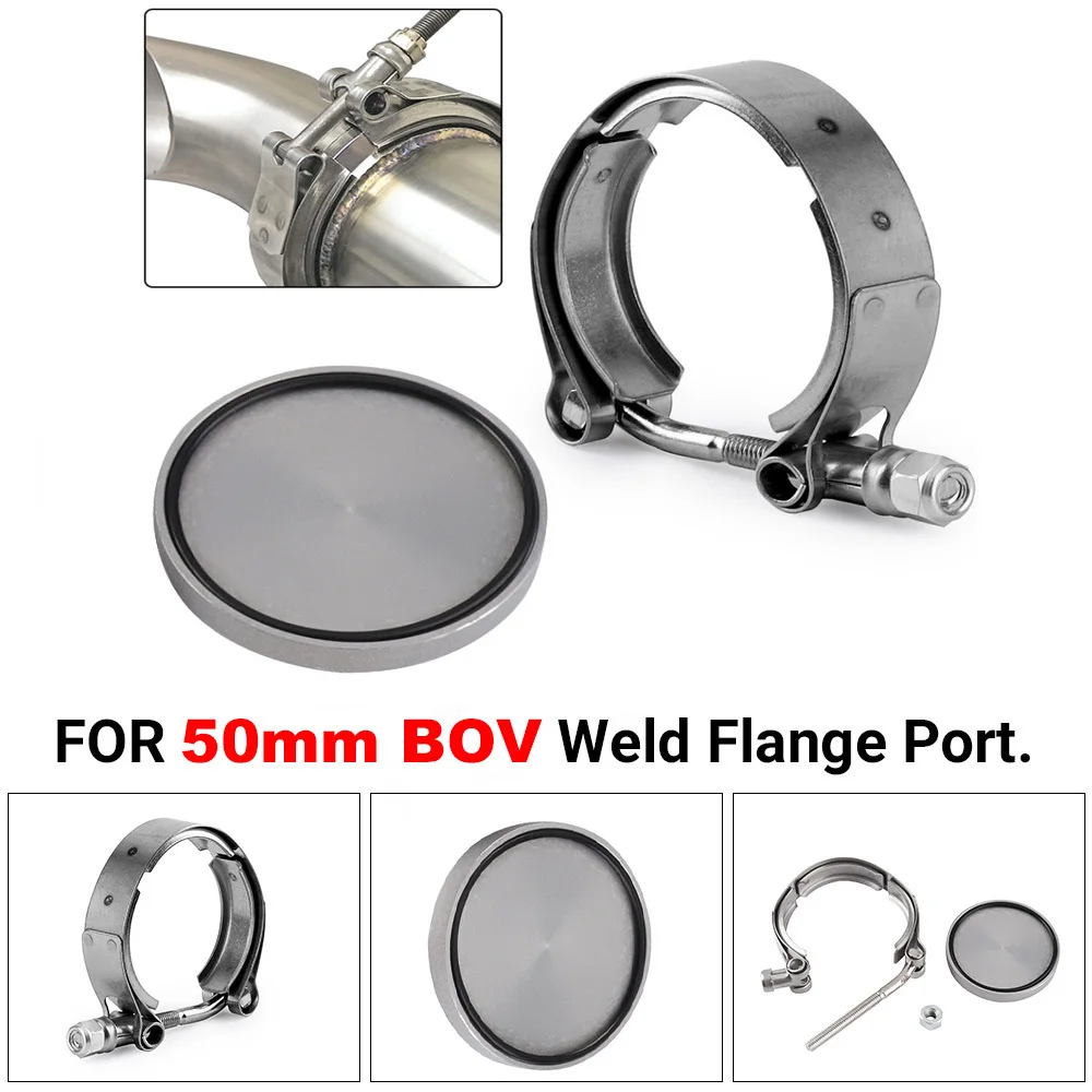 Adaptador de brida BOV de aluminio de 50 mm