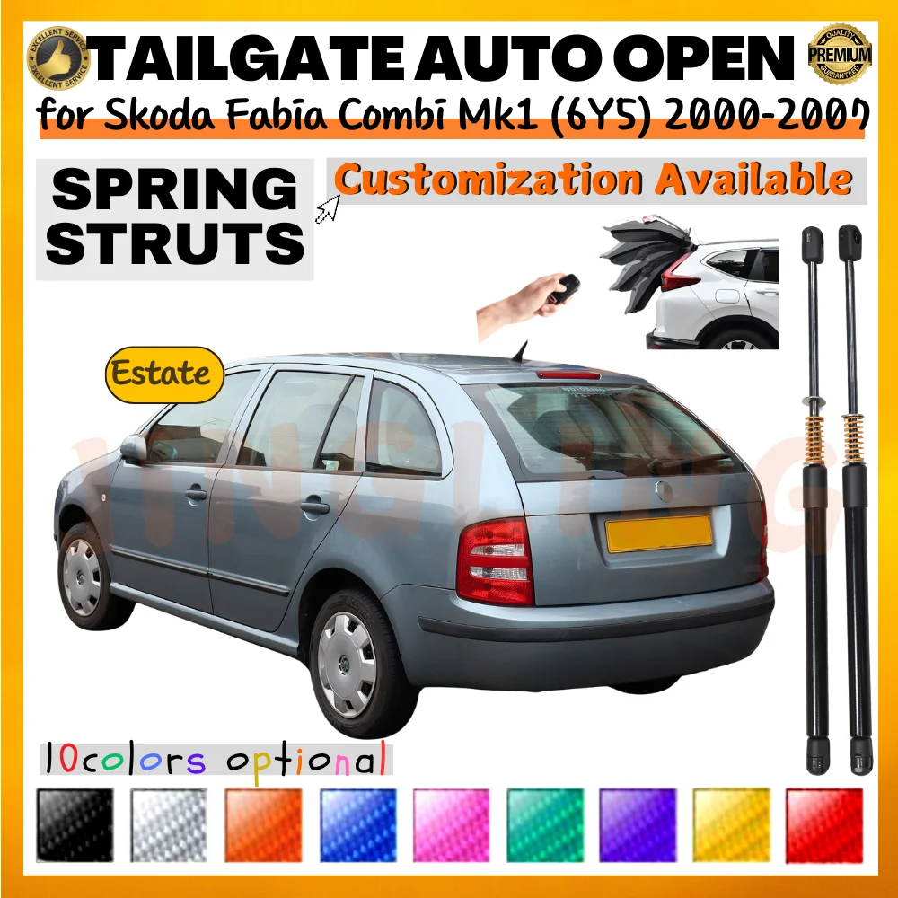 Puntales maletero con resorte – Skoda Fabia Combi Mk1 (6Y5) 2000-2007