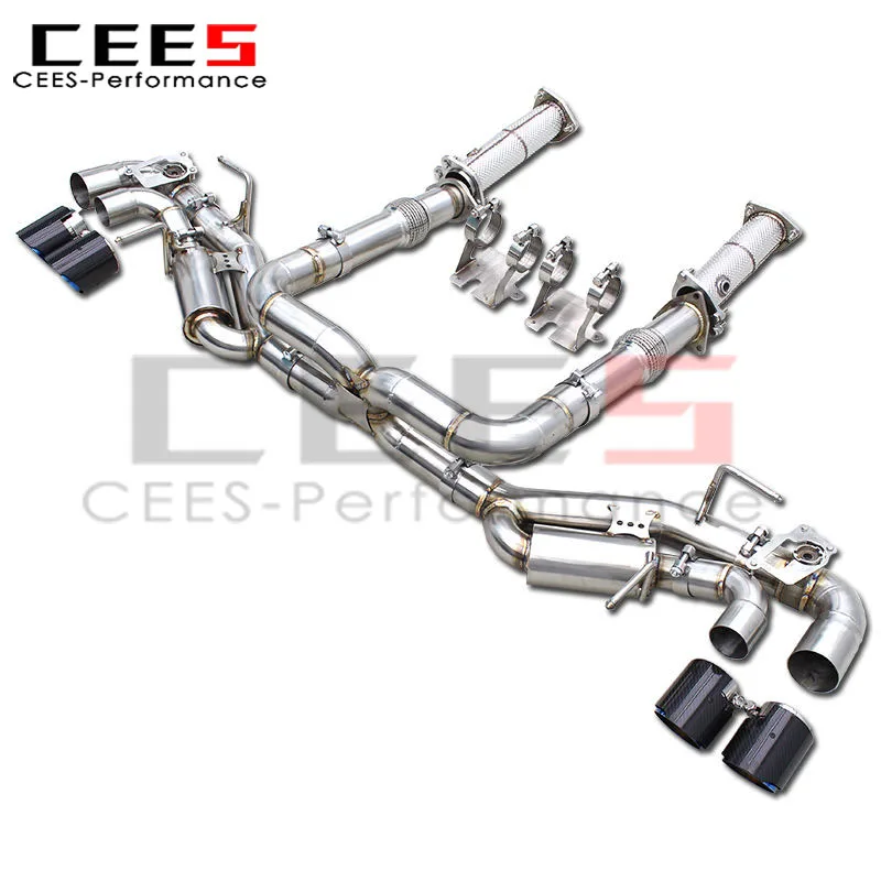 Escape catback CEES acero inoxidable Chevrolet Corvette C8 6.2 V8 - imagen 2