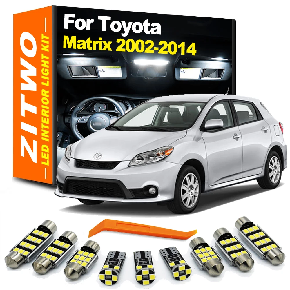 Kit LED interior y matrícula ZITWO para Toyota Matrix 2002-2014