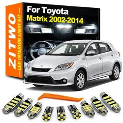Kit LED interior y matrícula ZITWO para Toyota Matrix 2002-2014