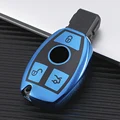 3 button blue