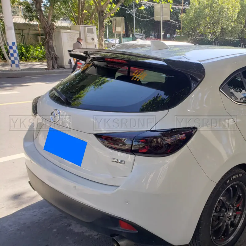 Alerón techo trasero fibra de carbono para Mazda 3 Axela Hatchback - imagen 4