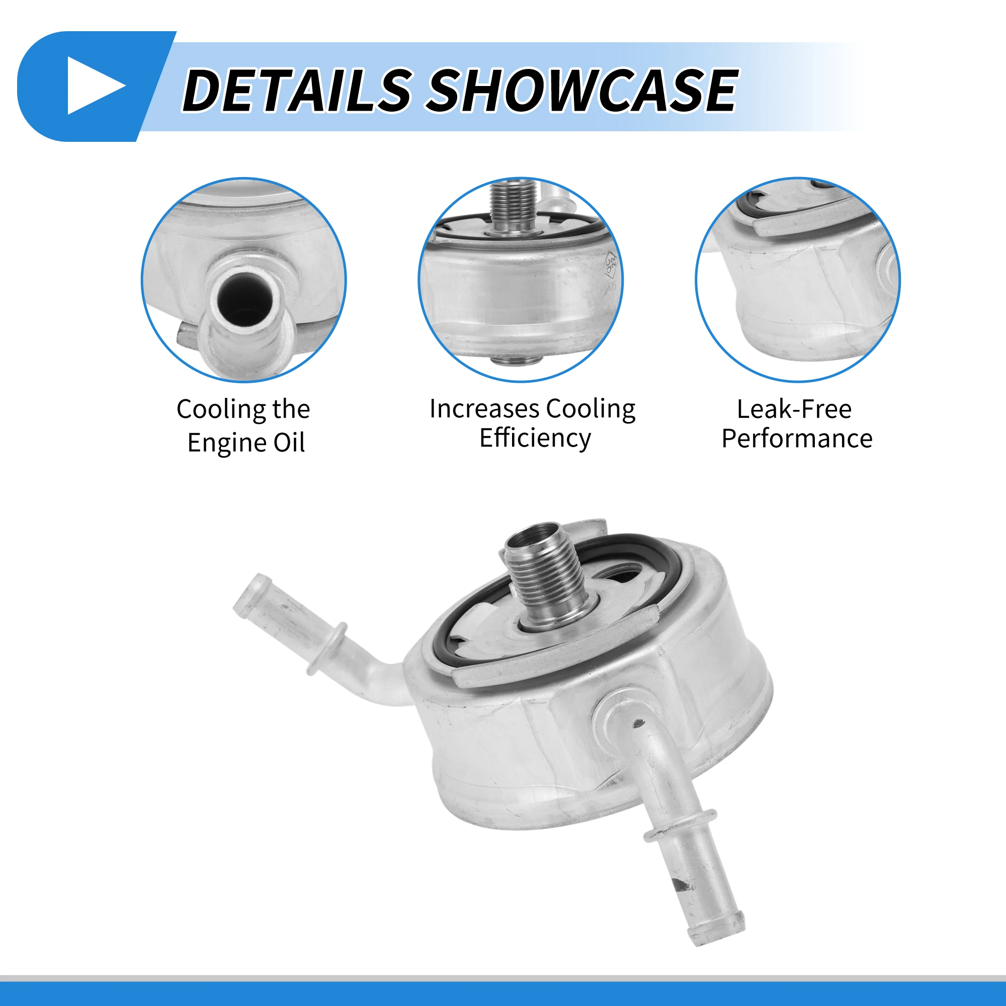 Enfriador aceite motor UXCELL 68271639AD – Ram 1500 2019-2021 - imagen 4