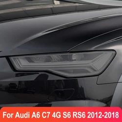 Película protectora faros negro ahumado Audi A6 C7 S6 RS6 2012-2018