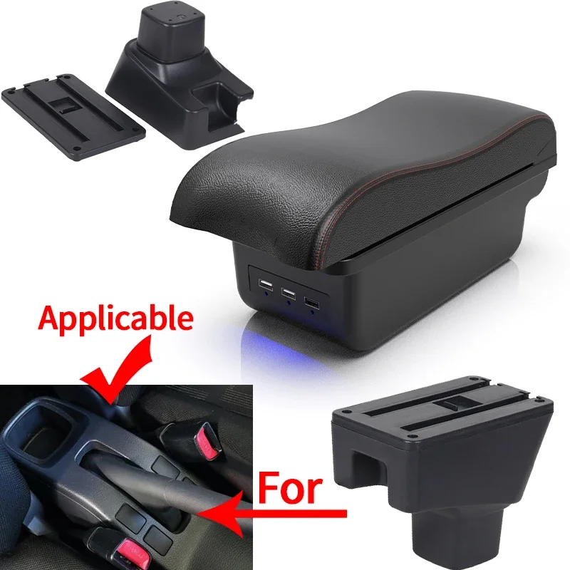 Reposabrazos consola central para Suzuki SX4 – almacenamiento doble capa - imagen 2