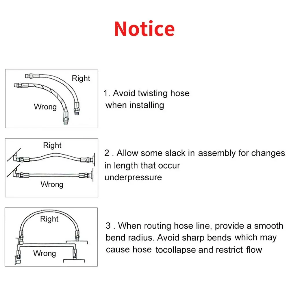 3M Manguera combustible trenzada PTFE para E85 – Adaptadores 4AN 8AN 10AN 12AN - imagen 5