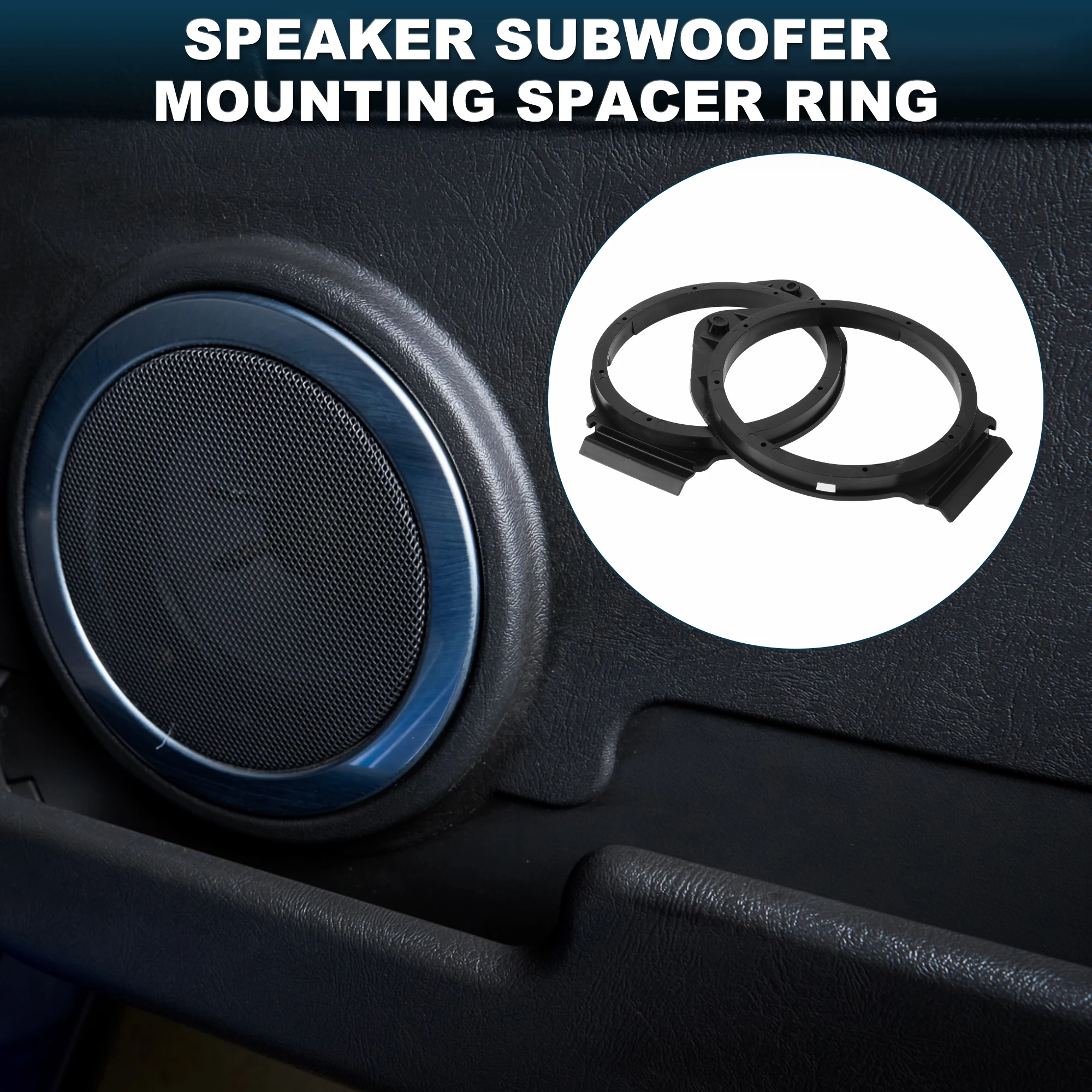 X Autohaux Altavoz Espaciador Anillo Tweeter Altavoz Espaciador Adaptador para Buick para Cadillac 2 Piezas