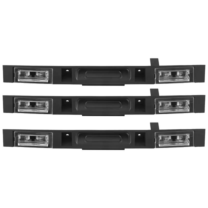 3 unids/set de embellecedor de luz de matrícula de agarre de maletero de coche para BMW X3 E83 2004-2010 51133403611 piezas de repuesto