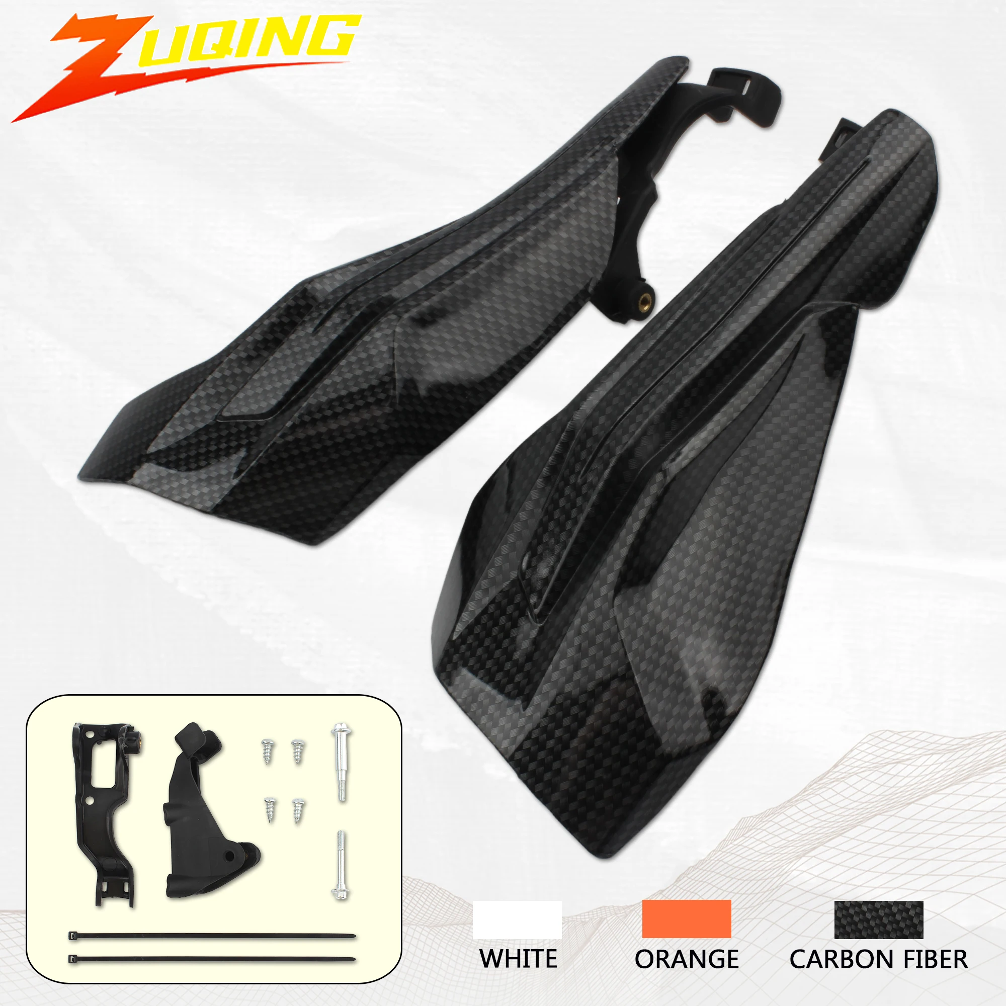 Guardamanos KTM EXC 300 enduro, protección de manos cruzada
