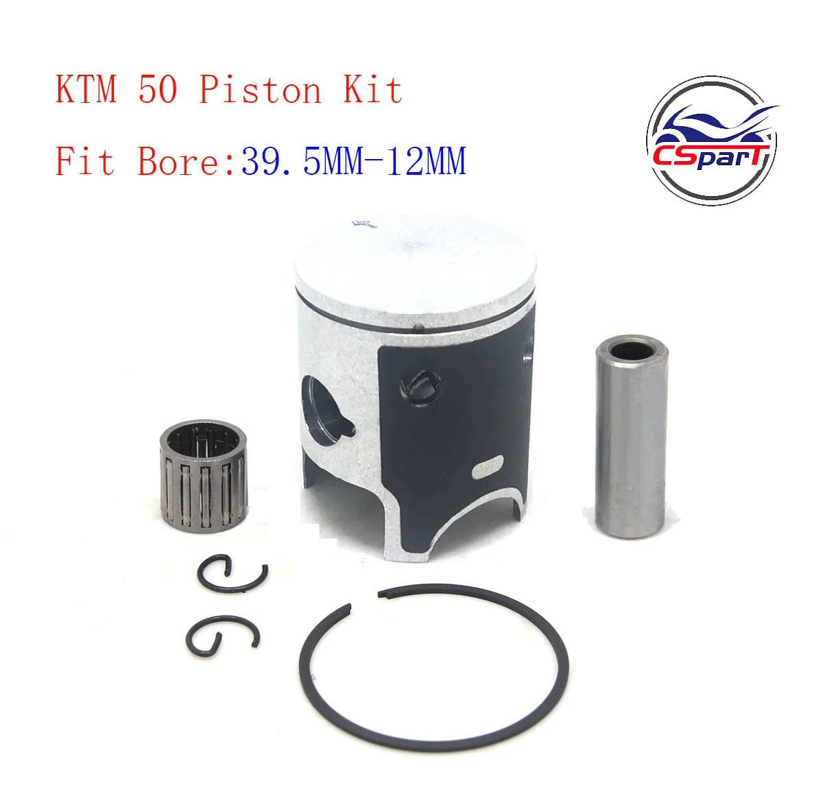 Kit juntas cilindro y segmentos 39,5 mm KTM 50 SX 2002-2008 - imagen 5