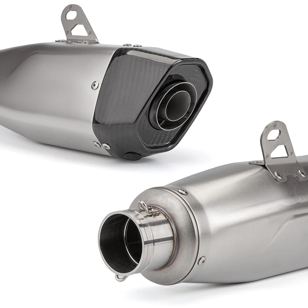 Silenciador escape GP 51mm competición para moto deportiva - imagen 4