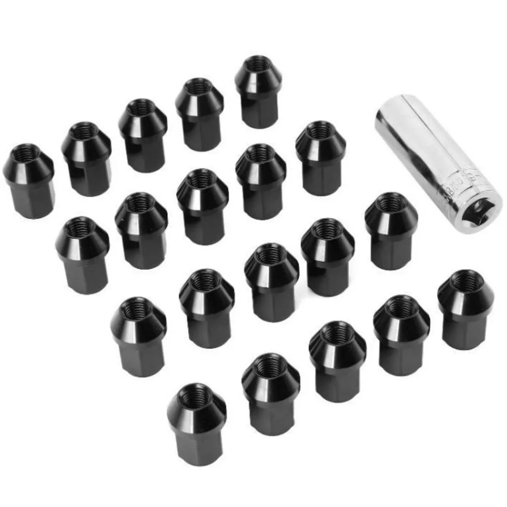 Tuercas cubo rueda ligeras 7075 M12x1.25 M12x1.5 M14x1.5 Hex 19mm - imagen 4