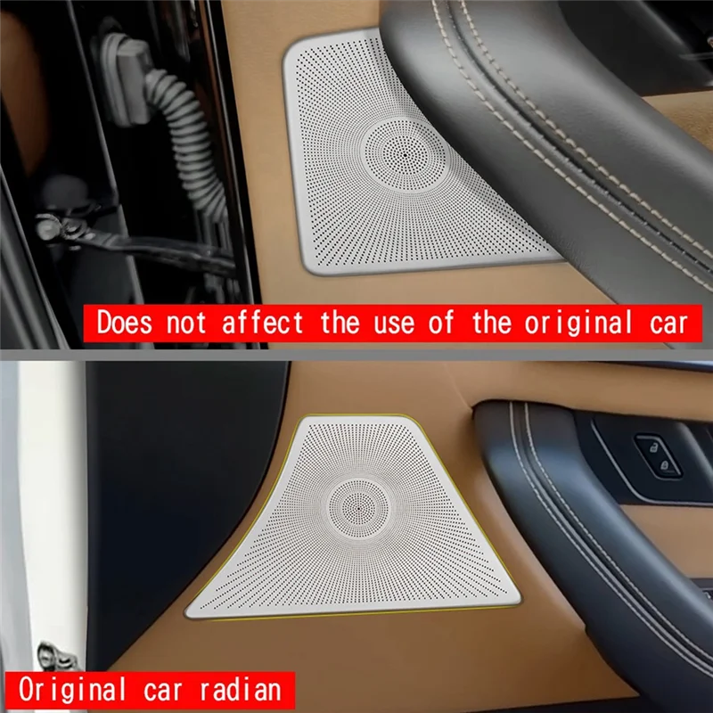 Tapa de altavoz de puerta en acero inoxidable Mazda CX-60 2022-2023 RHD