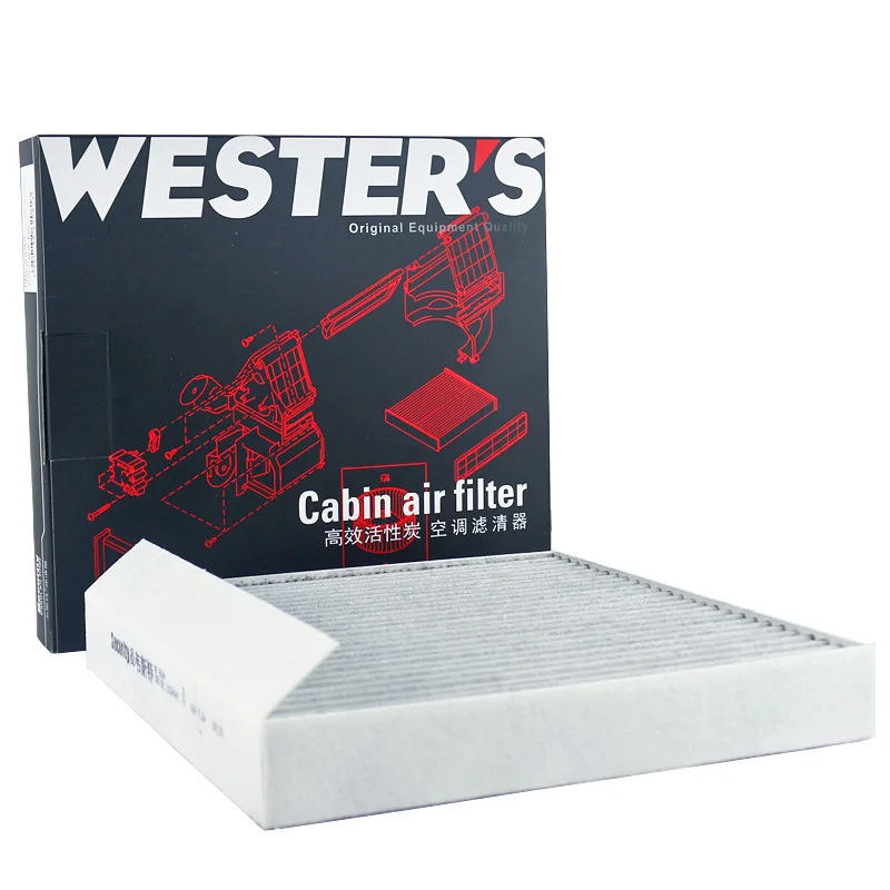 WESTGUARD-filtro de cabina de aire de carbón activado para MG, nuevo GT, MG 6, nuevo, MG 5, 10264941, 10502976, CUK22051, MK9584