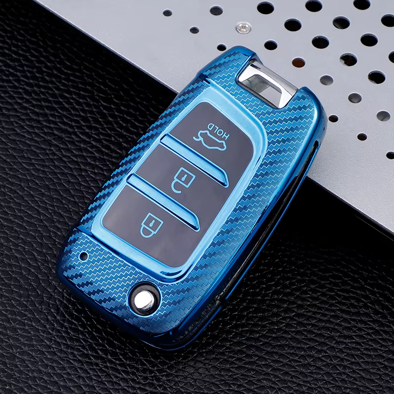 Detalle de la funda para llave de coche