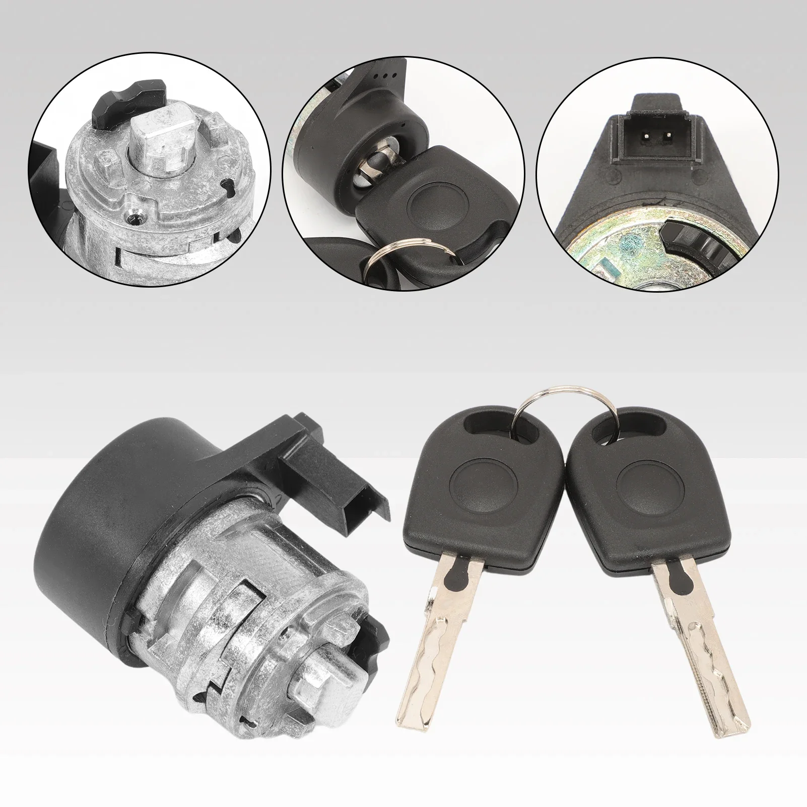 3B0905855C Cerradura dirección VW Golf IV Beetle Polo - imagen 2
