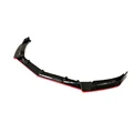 gloss black red line