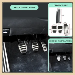Pedales de coche para Nissan X-Trail T32 y Qashqai J11