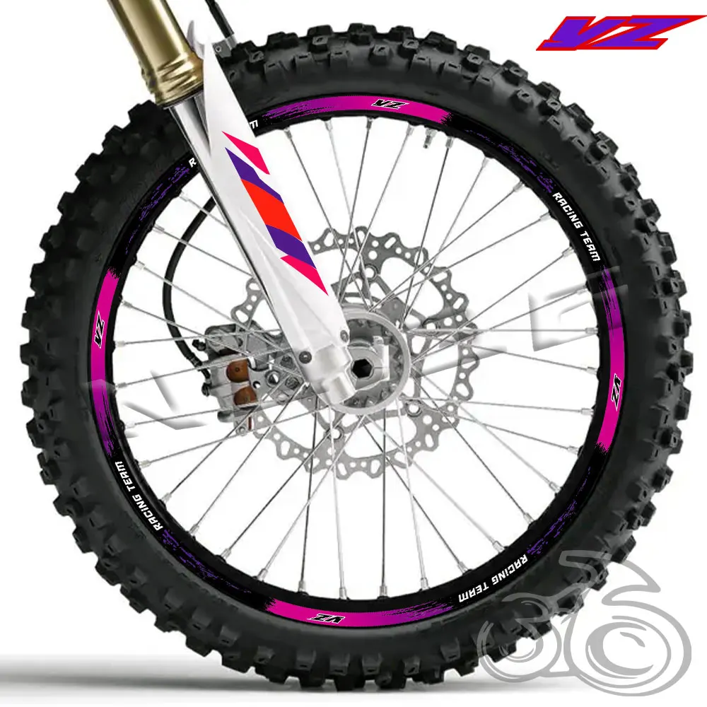 Yamaha YZ pegatina reflectante para llanta de moto