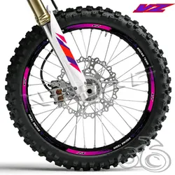 Yamaha YZ pegatina reflectante para llanta de moto
