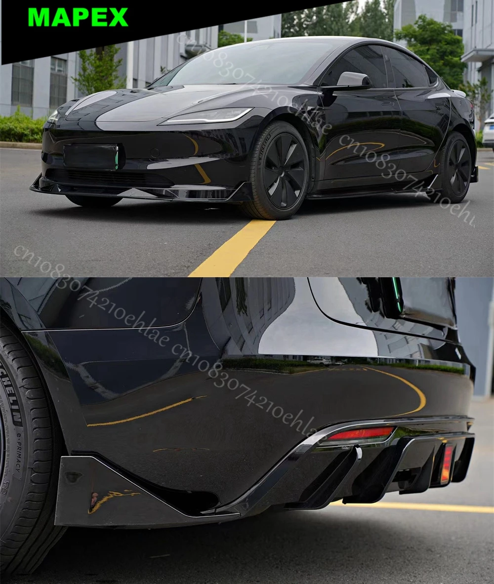 BodyKit de Labios y Falda Lateral para Tesla Model 3 - imagen 2