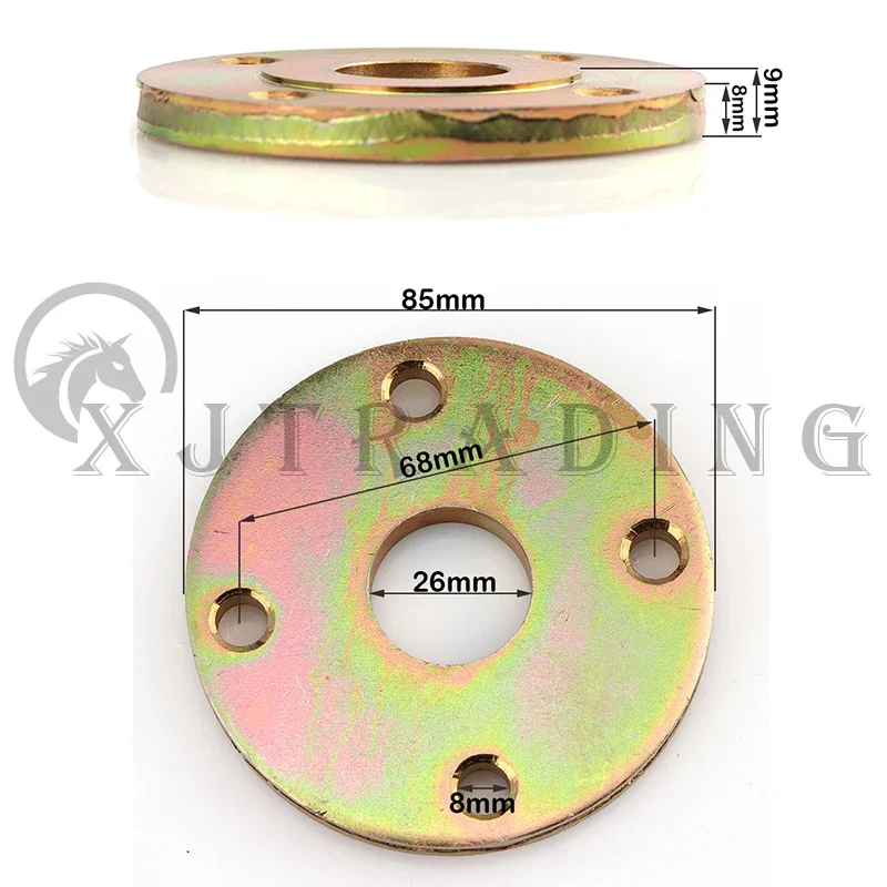 Eje trasero de 850mm con rodamiento UCP205 para ATV eléctrico - imagen 5