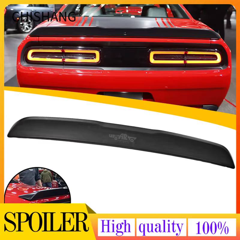 Alerón de maletero tipo labio ABS efecto carbono para Dodge Challenger - imagen 2