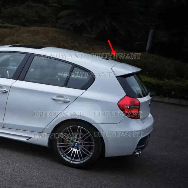 Alerón de techo de maletero trasero imprimado sin pintar, alerón de maletero, Ala de fibra de vidrio, apto para BMW serie 1, E81, E87, FRP - imagen 5
