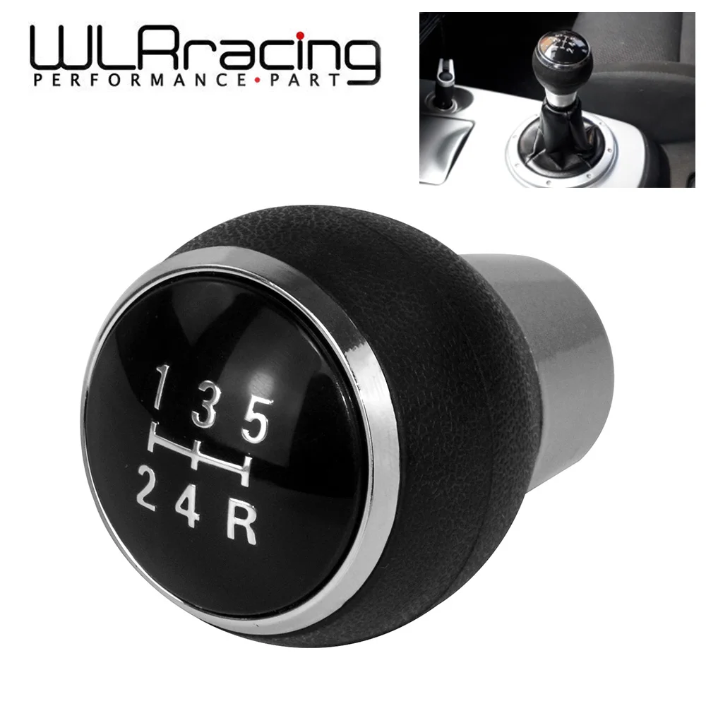 WLR - Perilla de palanca de cambios Manual de 5 velocidades compatible con Mitsubishi Lancer EX/EVO/GTS ASX V3 V5 V6 estilo de coche pieza genuina WLR-GSK91