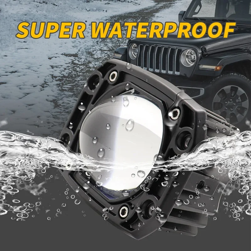 GoodLED-luz de trabajo para coche, lente de dos colores, luz antiniebla para parachoques delantero, vehículo todoterreno, camioneta, foco modificado - imagen 4