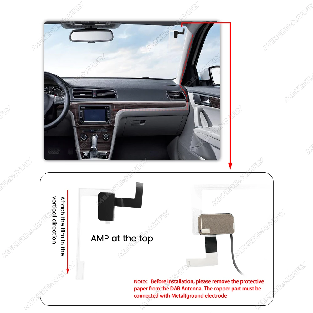 Receptor DAB USB inalámbrico MEKEDE para radio de coche Android universal - imagen 3