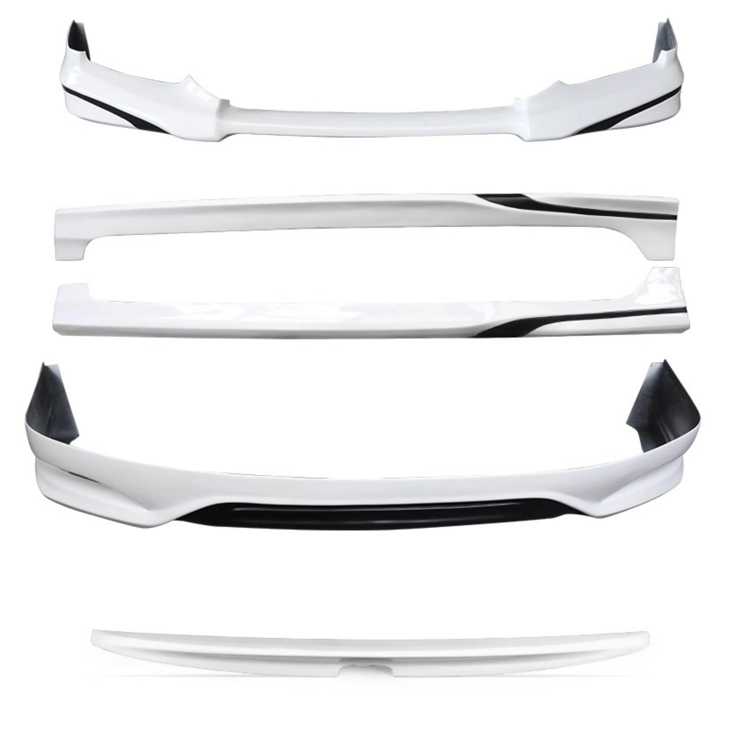 Kit de carrocería para Honda City 15-20, labio delantero envolvente modificado, labio trasero, falda lateral, ala trasera, accesorios para coche - imagen 2