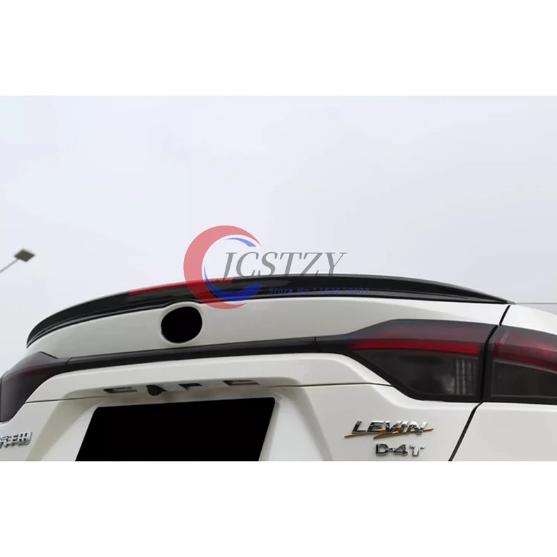 Para Toyota Corolla Spoiler 2019 2020 2021 2022 ABS material plástico sin pintar ala trasera maletero cubierta de maletero estilo de coche - imagen 4