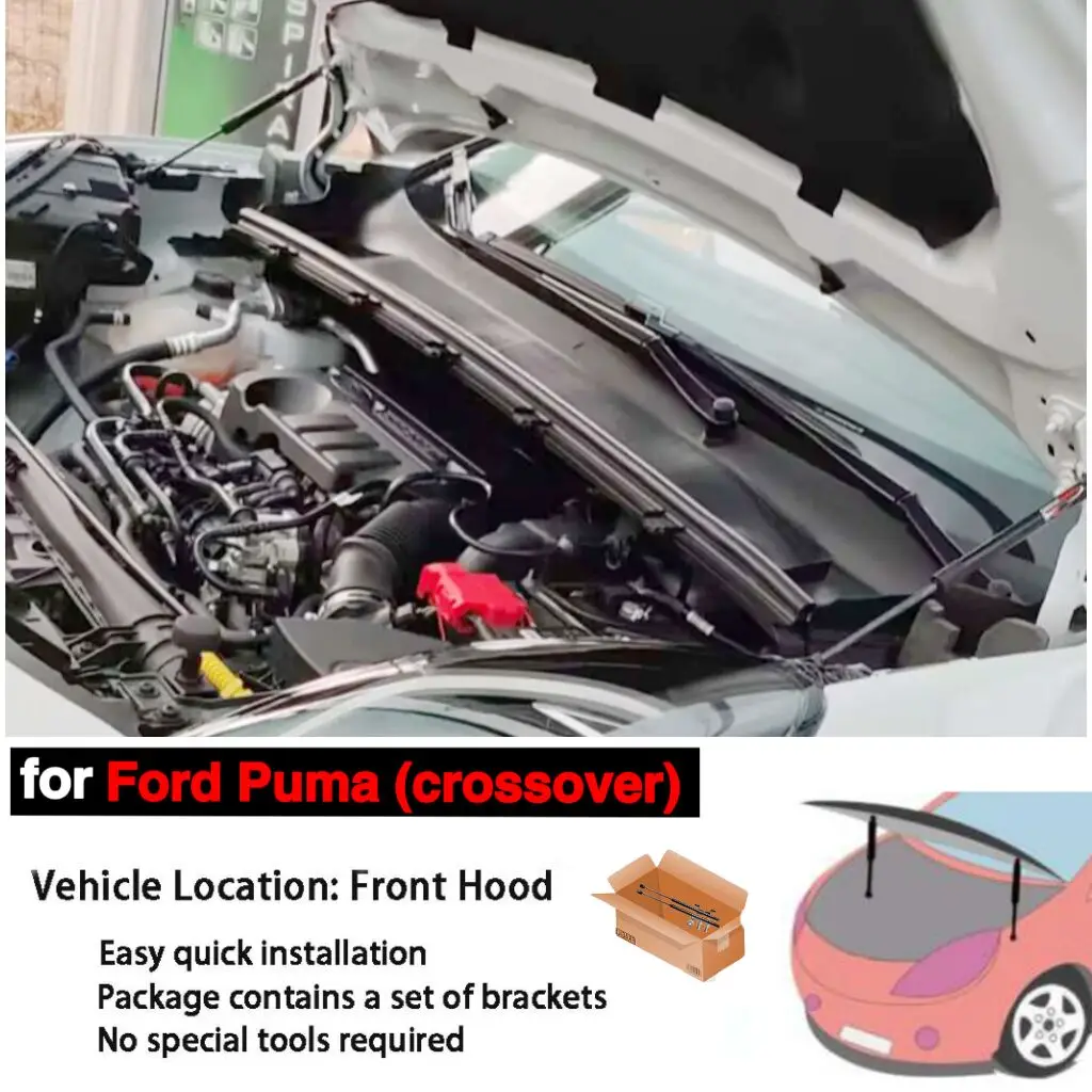 Amortiguadores de capó de gas para Ford Puma 2019-2025 - imagen 2