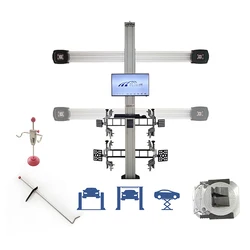 Alineadora 3D de ruedas con elevación automática y certificación CE