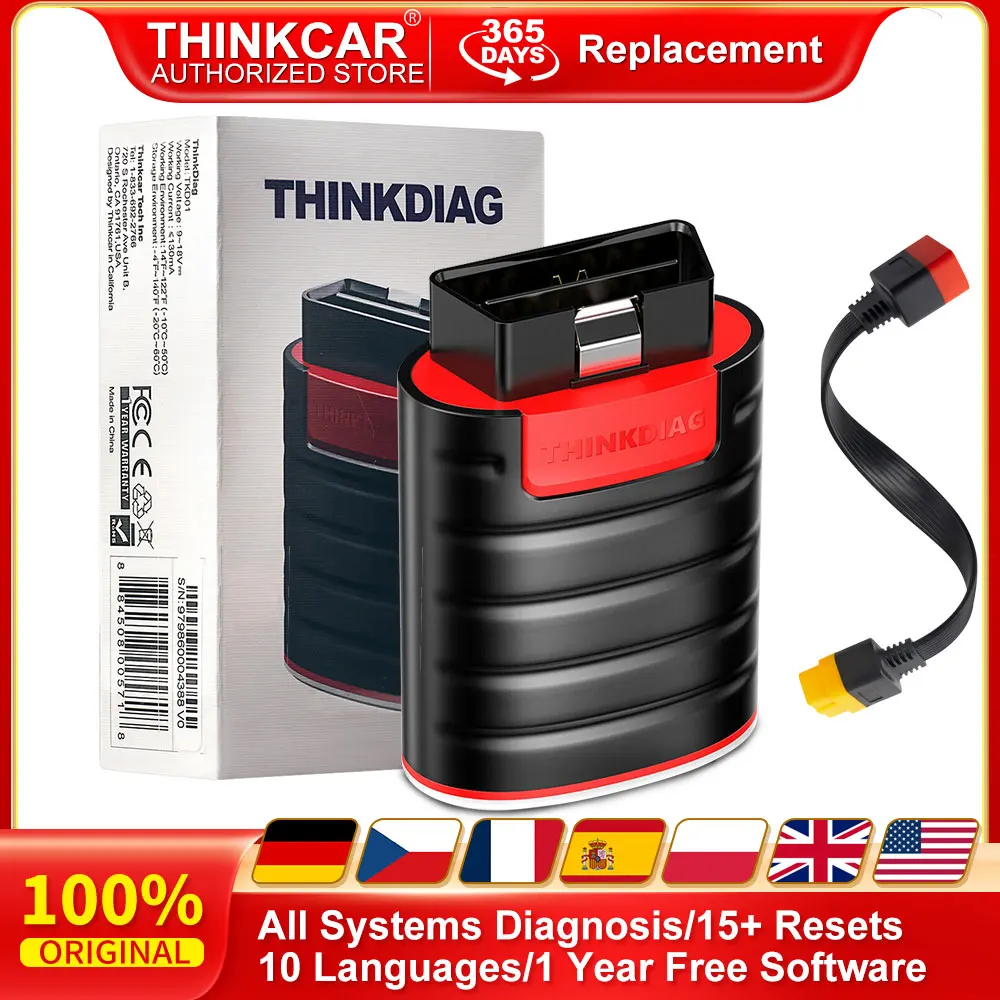 Thinkcar Thinkdiag escáner OBD2 Bluetooth para diagnóstico coche