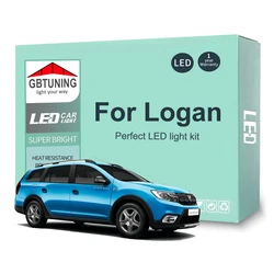 Kit bombillas LED interior Canbus – Dacia Logan MK1 MK2 2004-2021